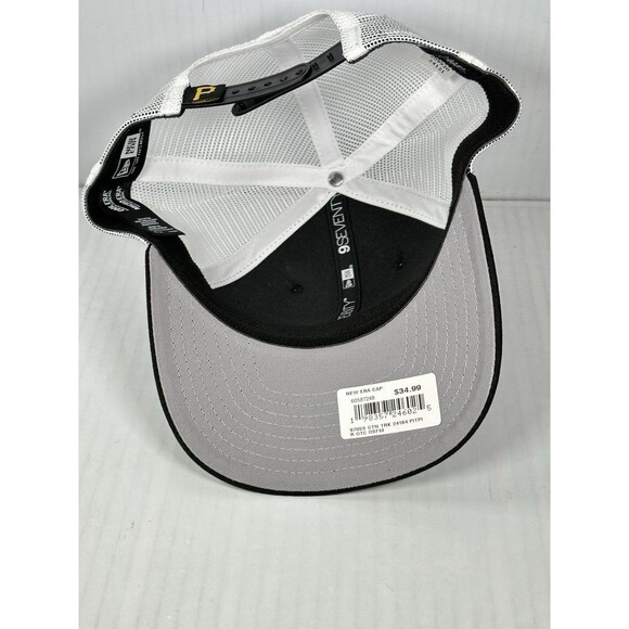 New Era Pittsburgh Pirates MLB 9SEVENTY Trucker Adjustable Stretch Snap Hat Cap - Picture 5 of 5